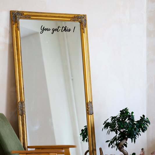 You Got This! Mirror Sticker