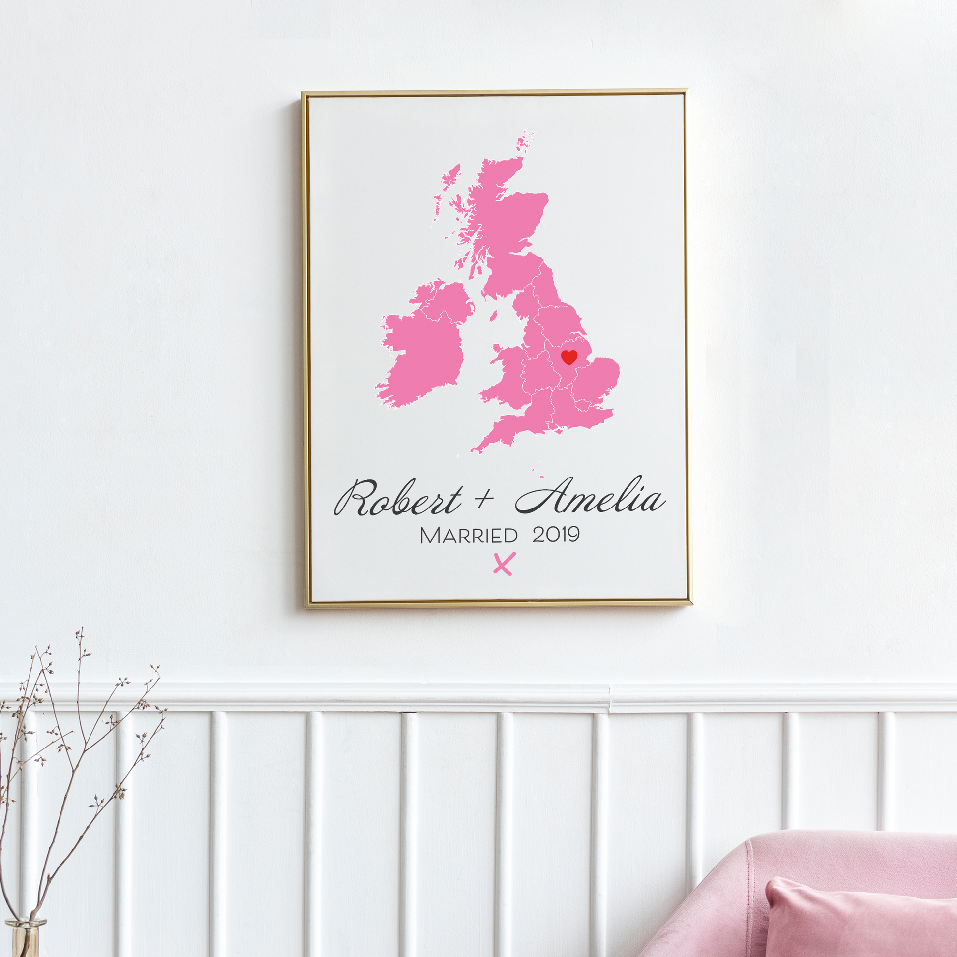 "personalised framed gifts by KreationsByKM"