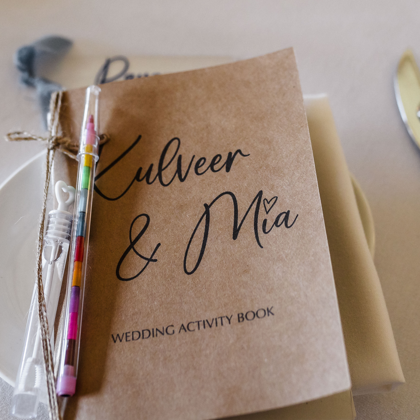 Personalised Wedding Activity Books
