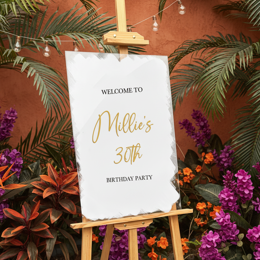 "personalised wedding sign by KreationsByKM"