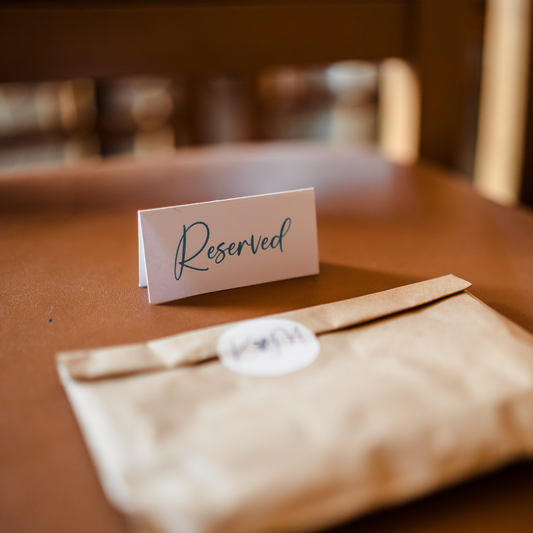 Reserved Placement Cards