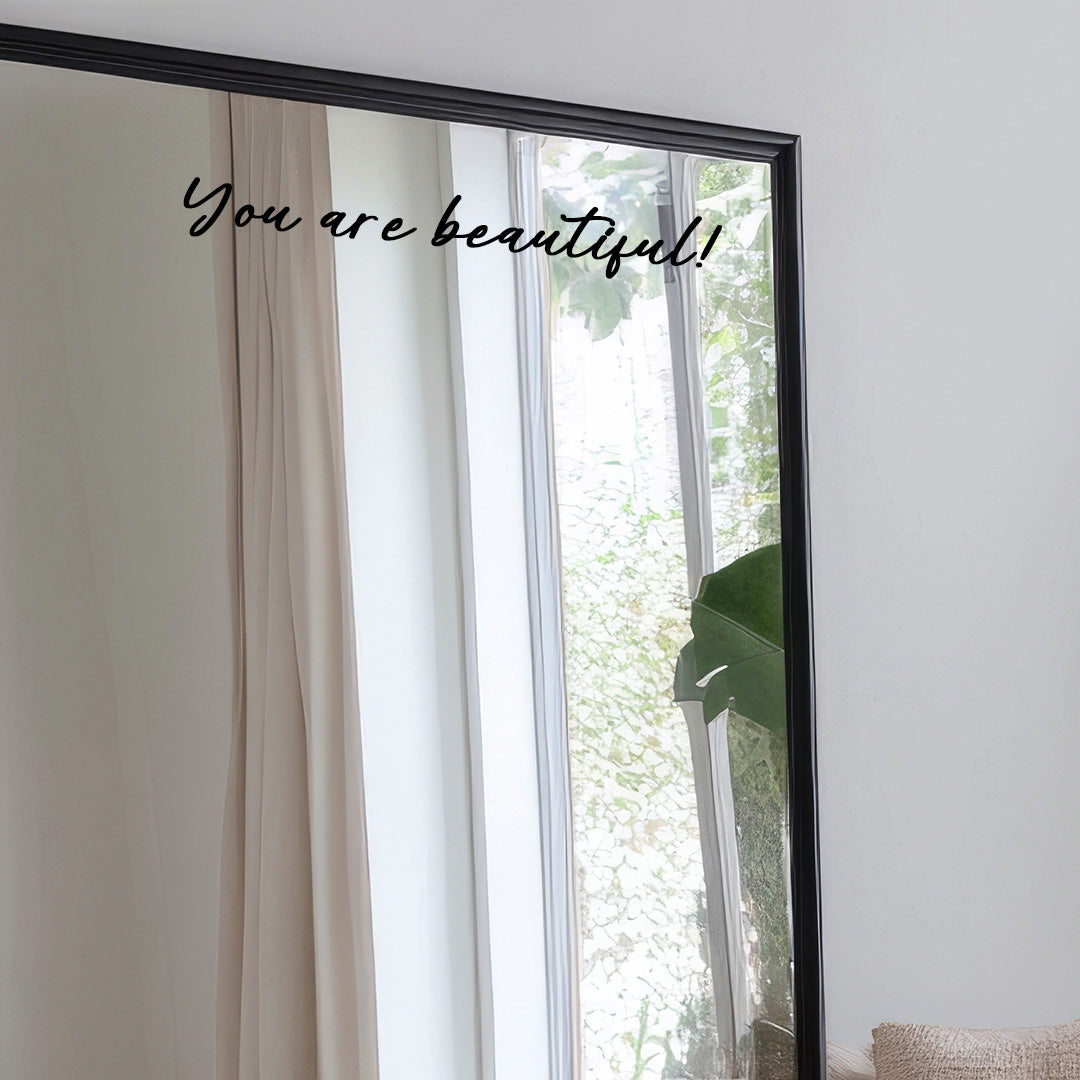 You Are Beautiful! Mirror Sticker