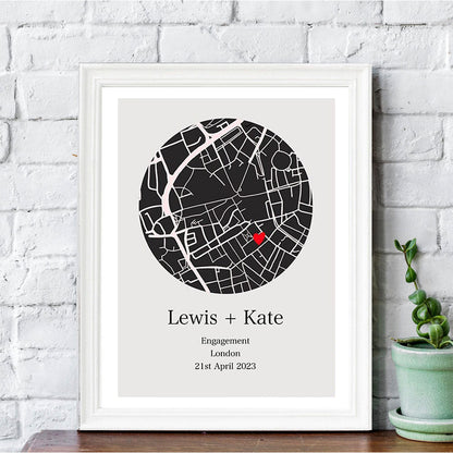 Mapped street Love Heat