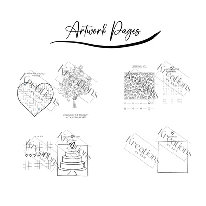 Personalised Wedding Activity Books