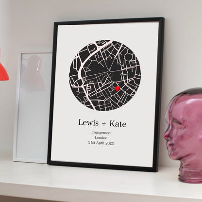 Mapped street Love Heat