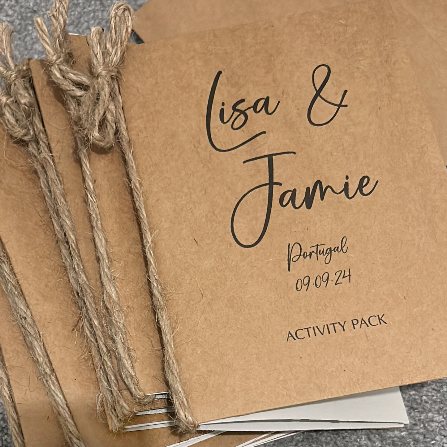 Personalised Wedding Activity Books