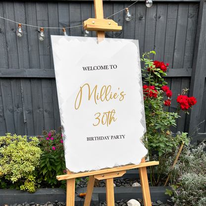 "personalised wedding sign by KreationsByKM"